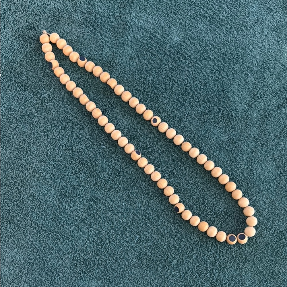 Kate Spade Wood Bead Necklace